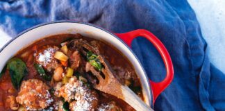 Насыщенный Минестроне с Фрикадельками: Сытное и Богатое Белком Блюдо