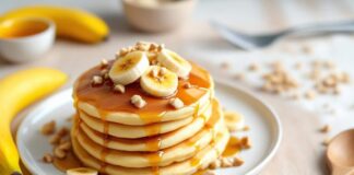 Panquecas de banana fáceis: uma receita simples e sem batedeira para cafés da manhã fofos